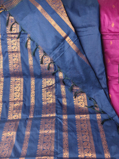 Purple Kalyani Cotton Sarees