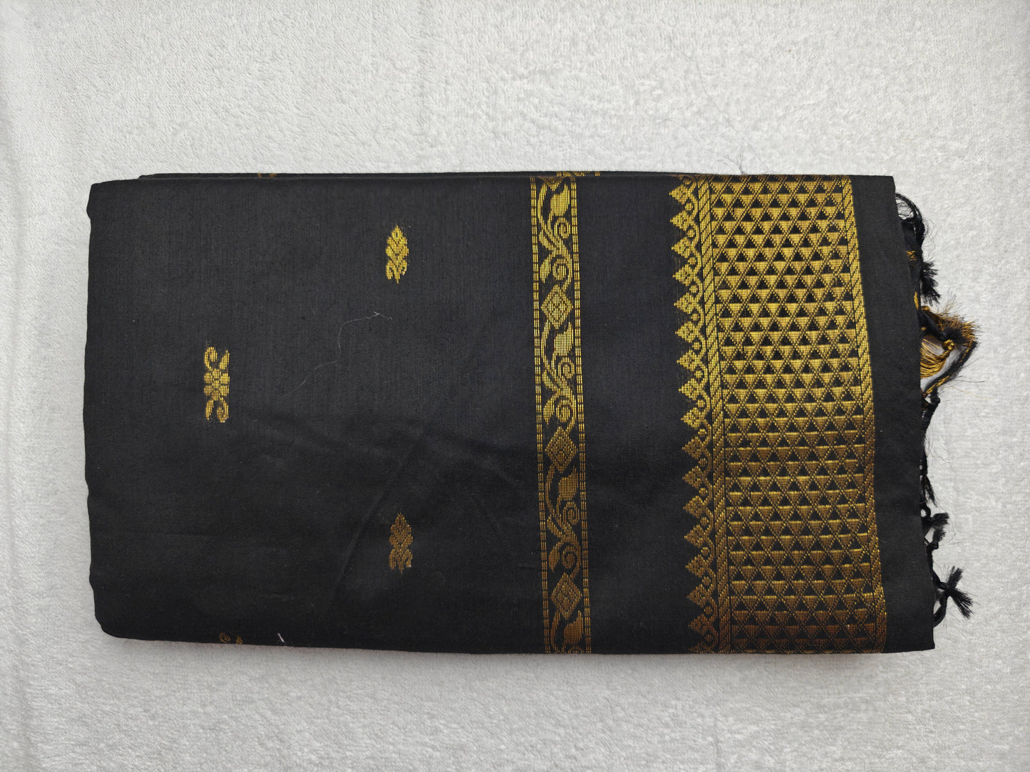 Black Kalyani Cotton Saree