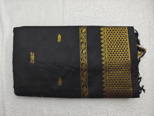 Black Kalyani Cotton Saree