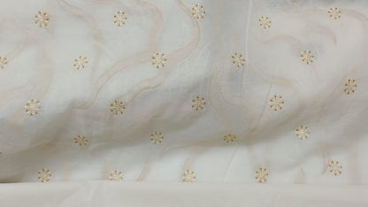 EMBROIDERY MUL CHANDERI SAREE